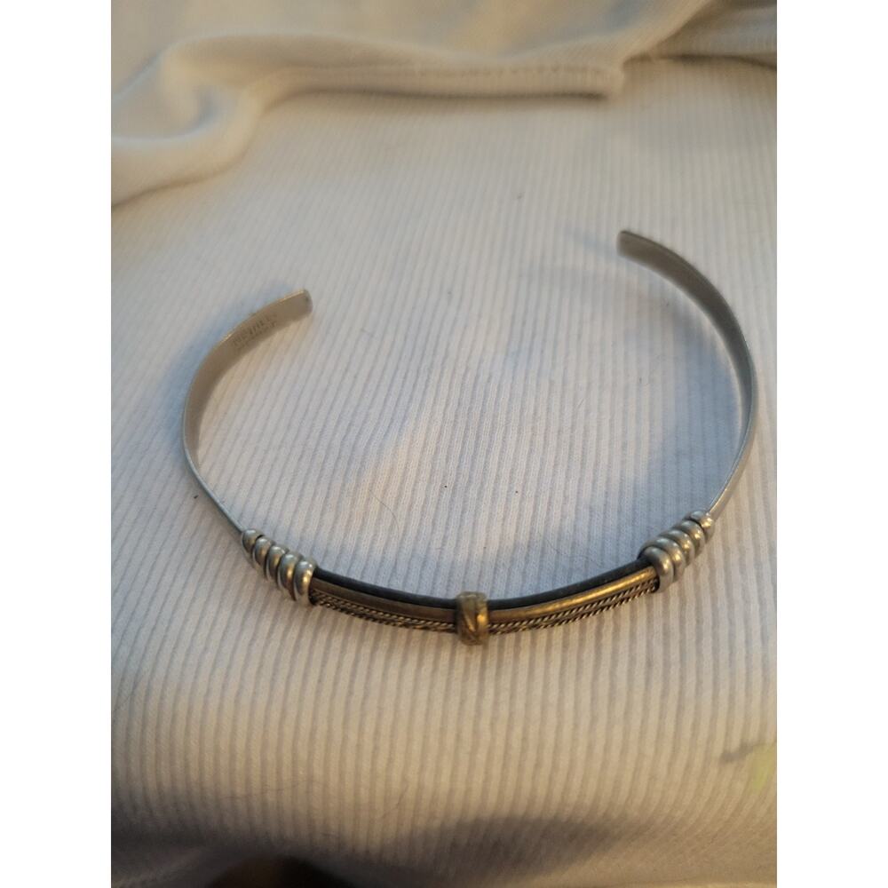 Vintage bracelet silver toned mexico - Picture 7 of 9